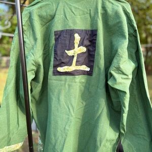 Deadstock Ancient Elements 100% Cotton Linen Shirt